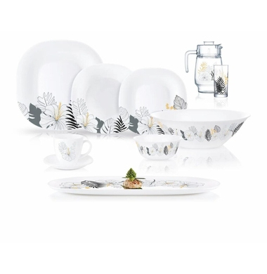 Столовый сервиз LUMINARC CARINE PALM SPRINGS P5878 46 пр.