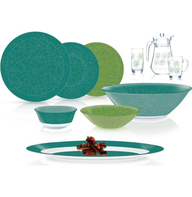 Столовый сервиз Luminarc Simply Fleurs De Bach V2714 44пр.