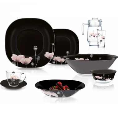 Столовый сервиз Luminarc Carina Angelique Rose V2711 44 пр.