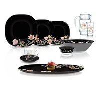 Столовый сервиз Luminarc Carine Minuet Black V2710 44 пр.