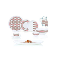 Столовый сервиз Luminarc Diwali Astratta Pink Q7816 46 пр.