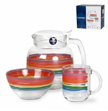 Столовый сервиз Luminarc Color Pencil P1421 13 пр.