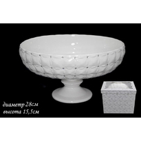 Фруктовница на ножке СЕВЕРНОЕ СИЯНИЕ Lenardi 110-149 28 см