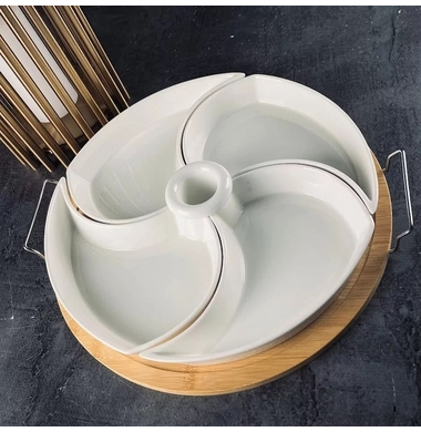 Менажница на подставке Lenardi BAMBOO 140-097 