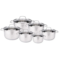 Набор посуды Swisgold SG-18080 1,9/2x2,6/2x3,6/6,1л 12 пр. 