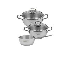 Набор посуды 2каст 16/18см+ковш 14см Royal chef 4STCKK0005001