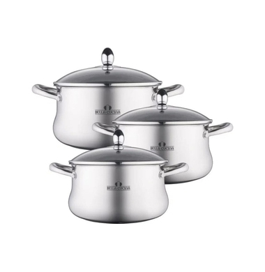 Набор посуды Bella Cucina BC-2143 3,6/4,4/5,6л 6 пр. 