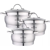 Набор посуды Bella Cucina BC-2152 3,1/5/8,5л 6 пр. 